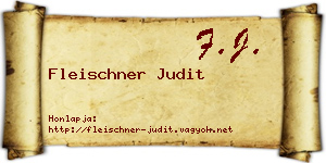 Fleischner Judit névjegykártya